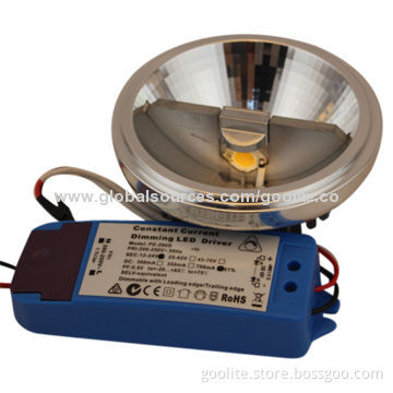 Dimmable 15W COB LED light, 100-240V AC input voltage
